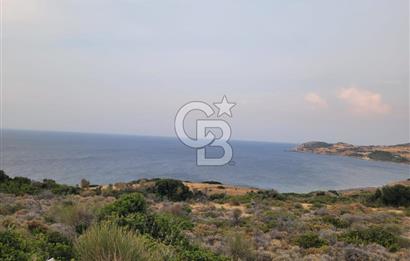 Karaburun Tepeboz da Satılık Full Deniz Manzaralı Tarla