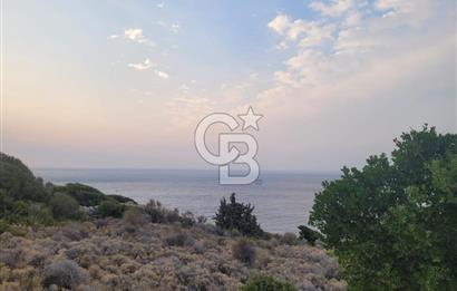 Karaburun Tepeboz da Satılık Full Deniz Manzaralı Tarla