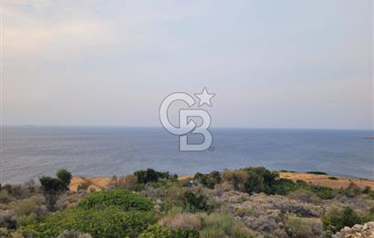 Karaburun Tepeboz da Satılık Full Deniz Manzaralı Tarla