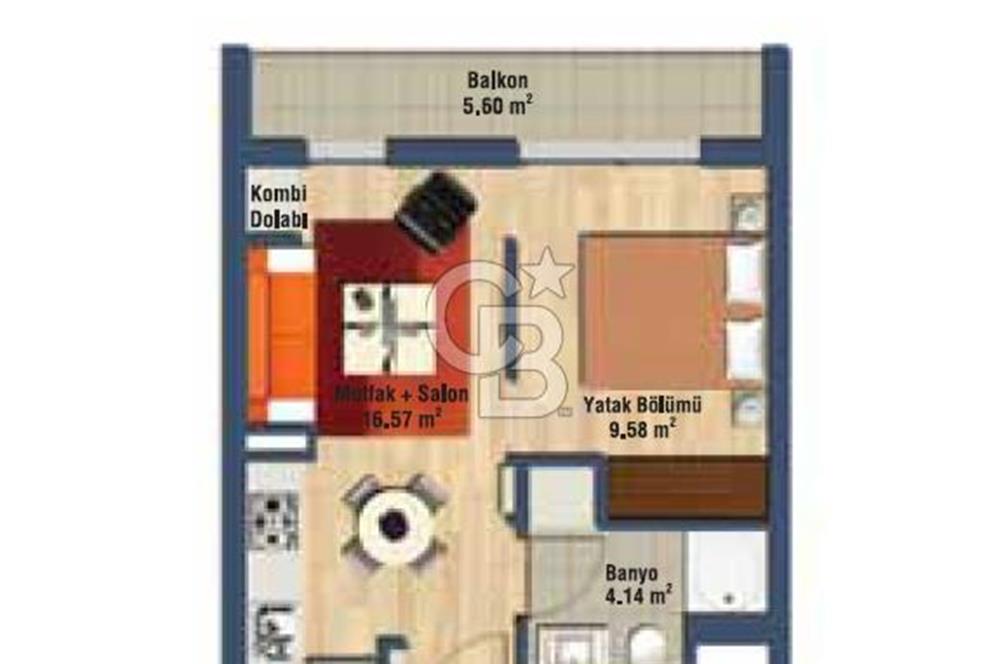 Soyak Siesta 1.Etap 1+1 Eşyalı Kiralık Daire Fulya Tok tan