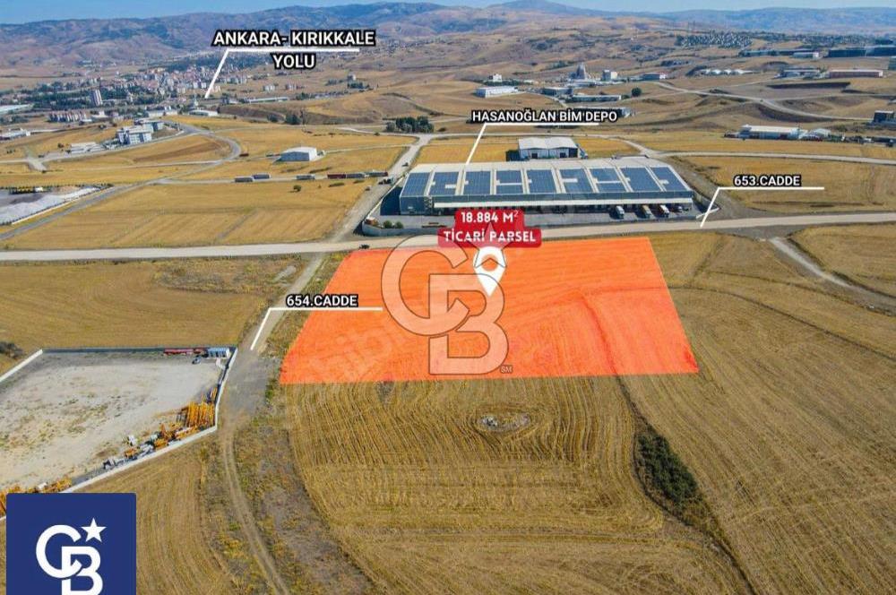 ANKARA HASANOĞLANDA DÜZ ZEMİN18.884 M2 KÖŞE PARSEL SANAYİ ARSASI