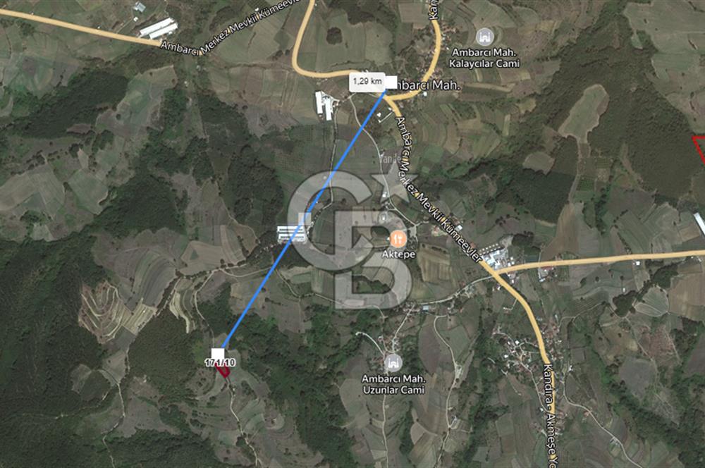 İZMİT AMBARCI KÖYÜNDE SATILIK 2.733 M2 TARLA
