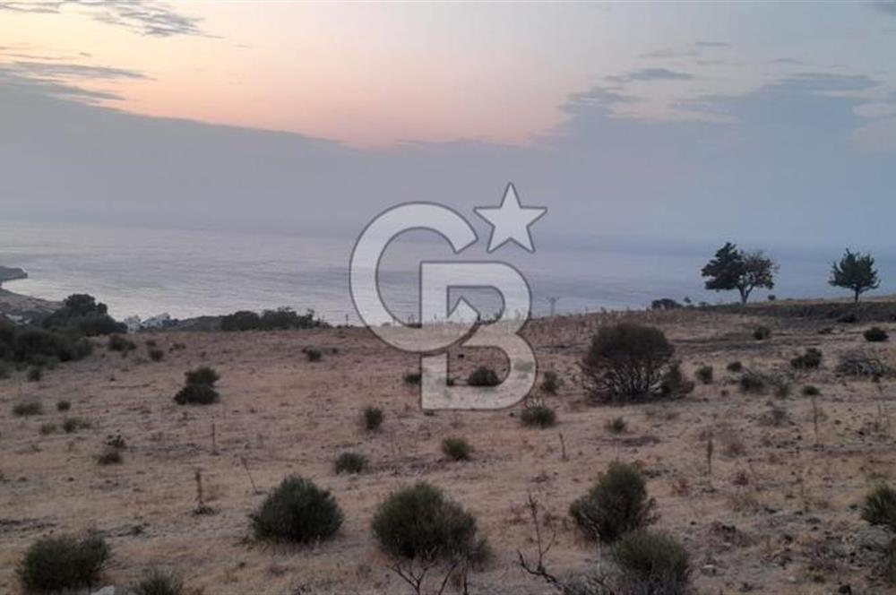 Karaburun Bozköy de Satılık Deniz Manzaralı Tarla