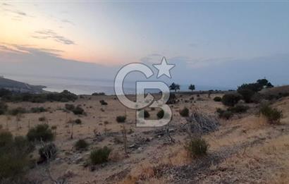 Karaburun Bozköy de Satılık Deniz Manzaralı Tarla
