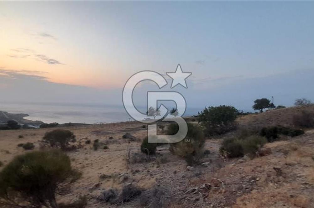 Karaburun Bozköy de Satılık Deniz Manzaralı Tarla