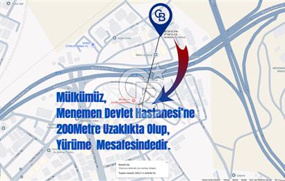 Menemen Devlet Hastanesi Karşısı Satılık Ferah 3+1 Daire
