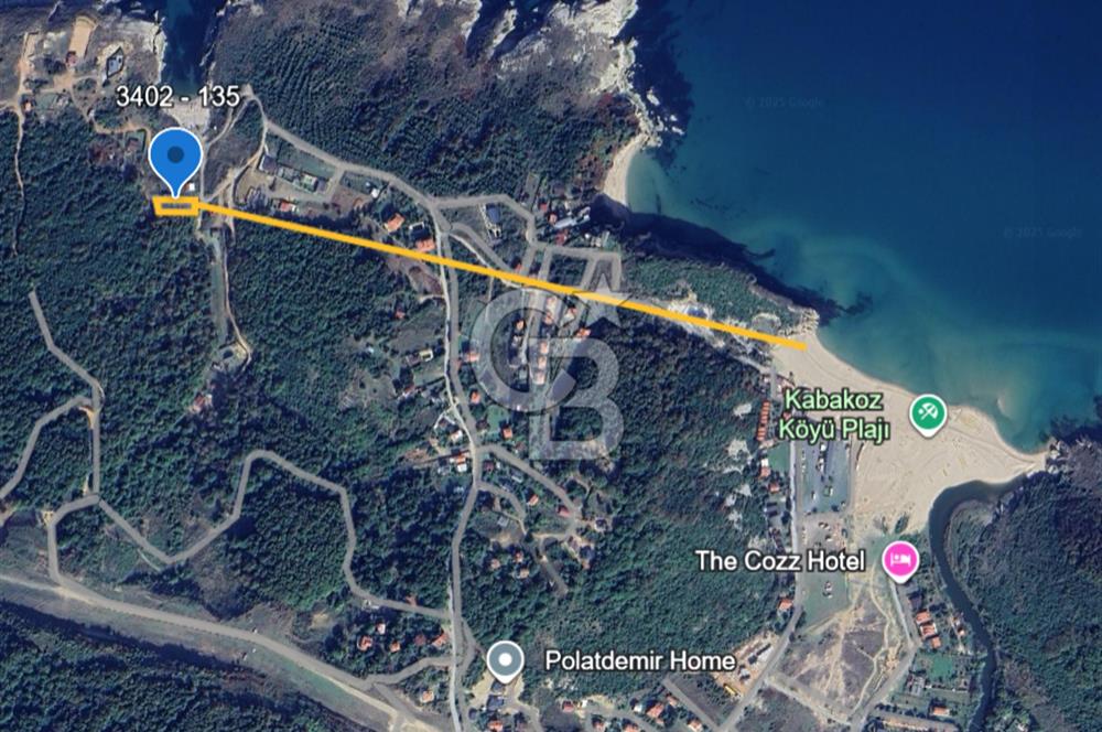 Şile Kabakoz'da İdeal Yatırım fırsatı. 666 m2 Satılık Tarla.