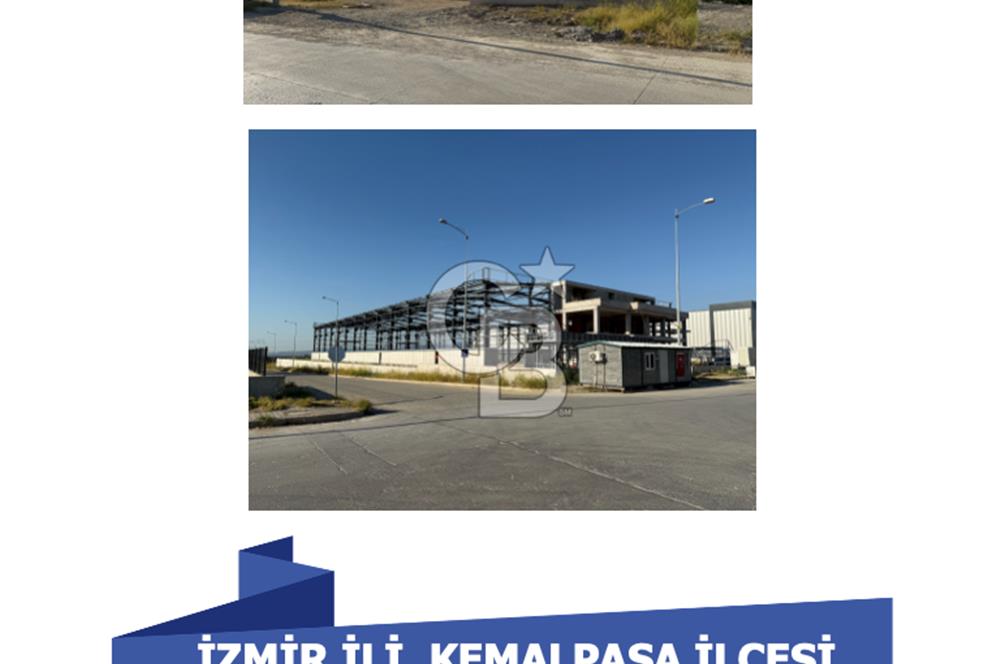 İzmir, Kemalpaşa, Halilbeyli, BAYOSB - Bağyurdu OSB, Kiralık 6.405 m2 Fabrika ve 9.998 m2 Arsa