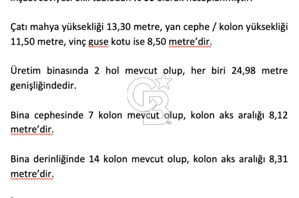 İzmir, Kemalpaşa, Halilbeyli, BAYOSB - Bağyurdu OSB, Kiralık 6.405 m2 Fabrika ve 9.998 m2 Arsa