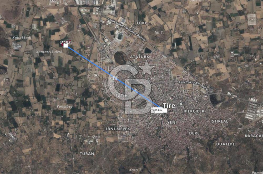 TİRE MERKEZE YAKIN 12000 m2 TARLA