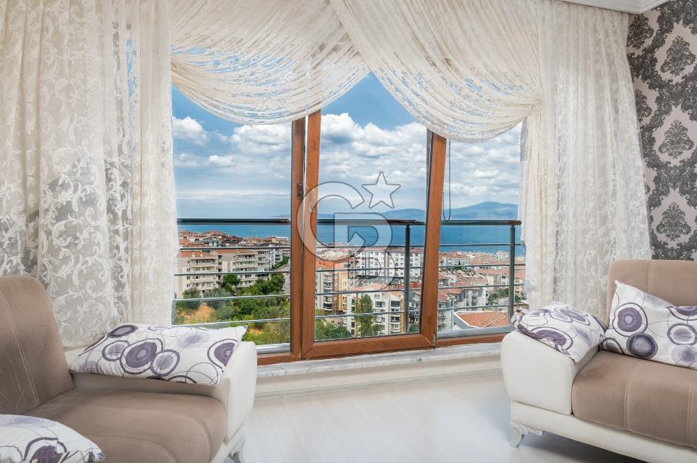 BURSA, MUDANYA, GÜZELYALI'DA DENİZ MANZARALI SATILIK 3+1