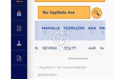 VİLLAKENT'TE SATILIK İMARLI MÜSTAKİL TAPULU ARSA