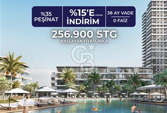 KKTC İskele'nin En İyi Projesi Grand Sapphire Blu'da Ödeme Planlı Satılık Fırsat 3+1 Daire