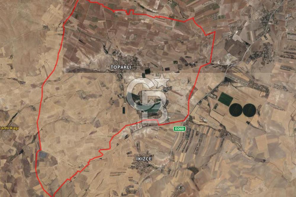 GÖLBAŞI TOPAKLI MAH SATILIK TEK TAPU TARLA 18.650M2 KÖK TAPU
