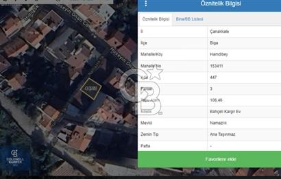 ÇANAKKALE BİGA 106M2 3 KAT İMARLI ARSA ÜZERİNE SATILIK KARGİR EV