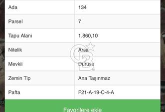 ARNAVUTKÖY DURUSU DA SATILIK 116 m2 ARSA