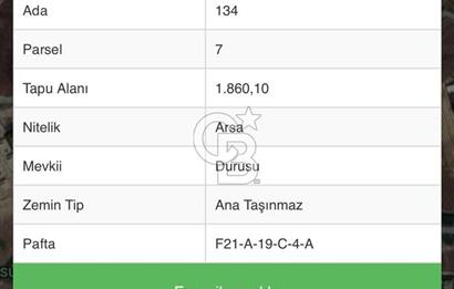 ARNAVUTKÖY DURUSU DA SATILIK 116 m2 ARSA