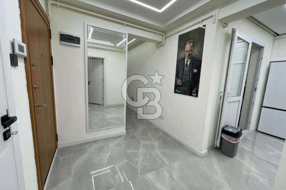 Karşıyaka çarşıda eşyalı,full tadilatlı 3+1 daire