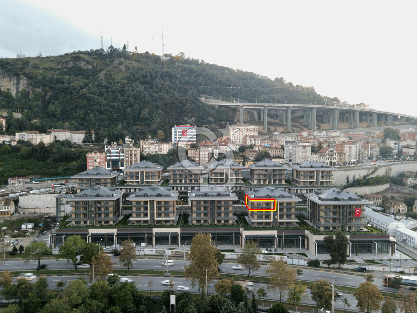 TOKİ'DEN SATILIK EN ÖN CEPHE'DE EN GENİŞ MANZARALI 4+1 TRABZON