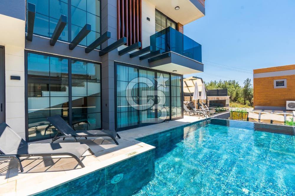 CB GİZ'DEN KALKAN'DA 5+1 SATILIK İMARLI İSKANLI VİLLA