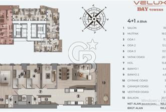 Velux Bay Towers 4+1 Satılık Ultra Lüks Daireler