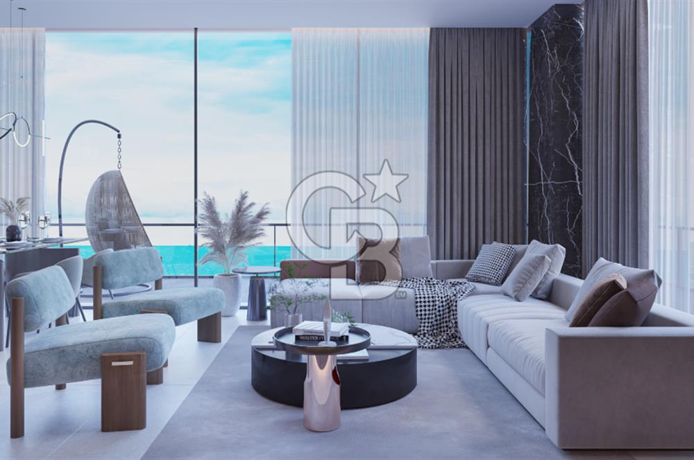 KKTC İskele'nin En İyi Projesi Grand Sapphire Blu'da Ödeme Planlı Satılık Fırsat 2+1 Daire