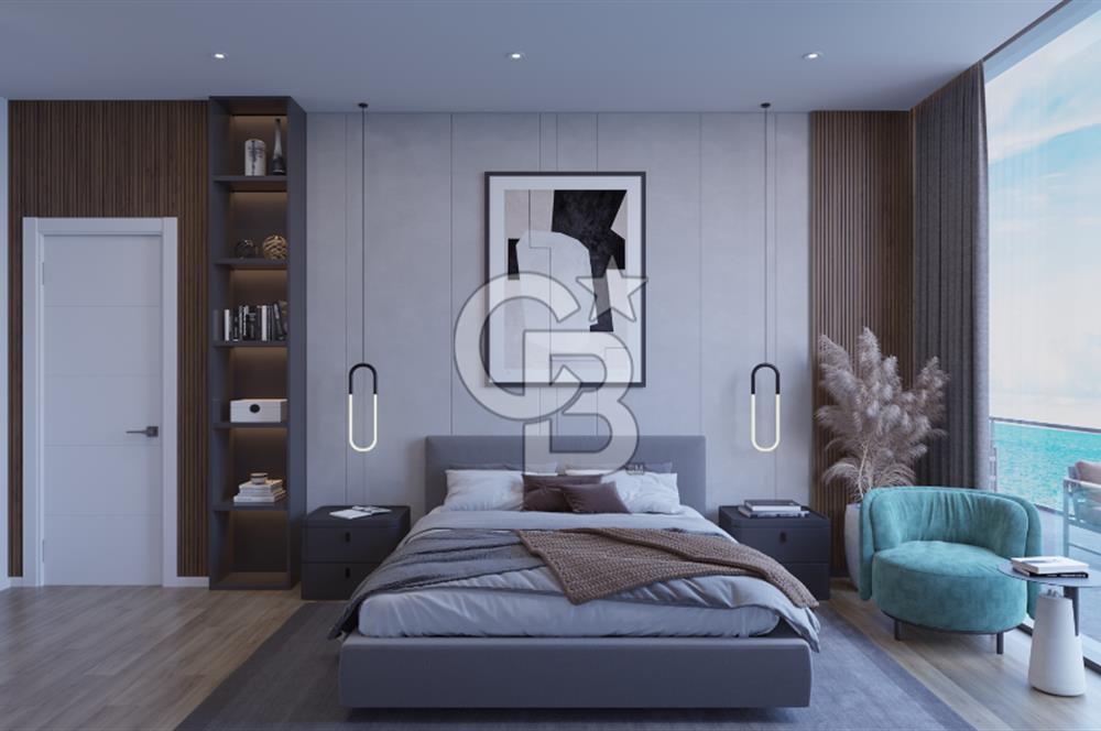 KKTC İskele'nin En İyi Projesi Grand Sapphire Blu'da Ödeme Planlı Satılık Fırsat 2+1 Daire