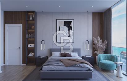 KKTC İskele'nin En İyi Projesi Grand Sapphire Blu'da Ödeme Planlı Satılık Fırsat 2+1 Daire