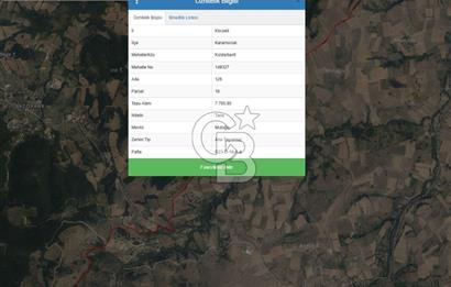 KARAMÜRSEL KIZDERBENT'TE 7705 M2 SATILIK TARLA
