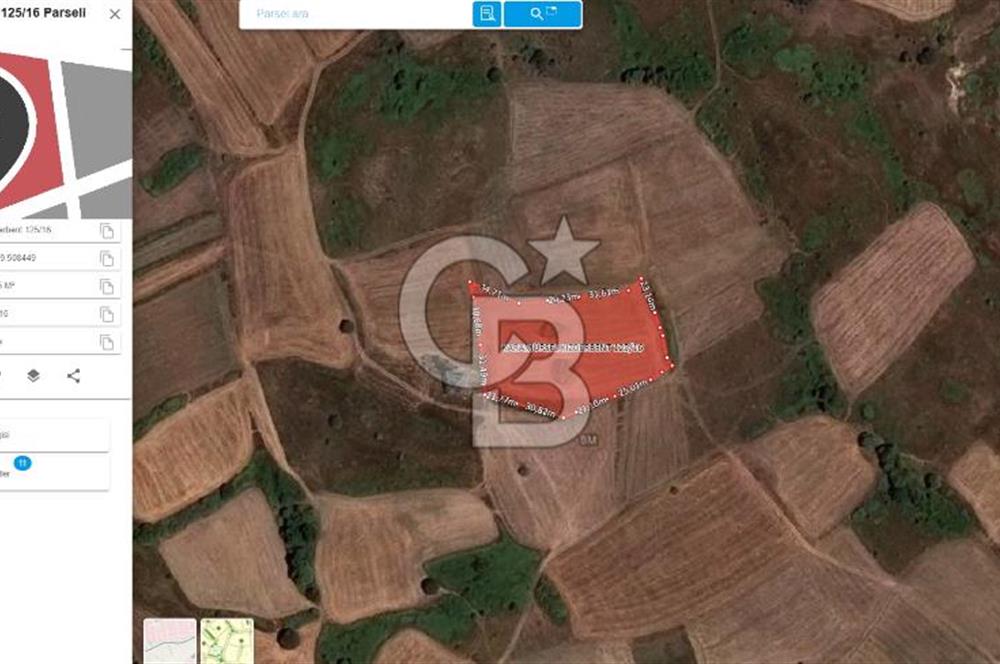 KARAMÜRSEL KIZDERBENT'TE 7705 M2 SATILIK TARLA