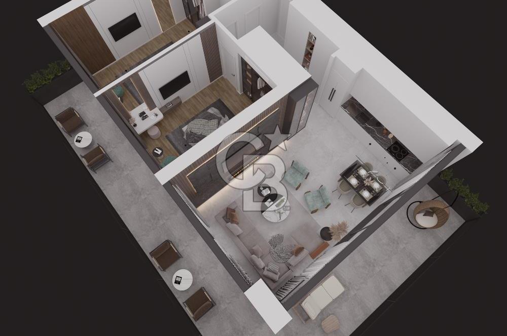 KKTC İskele'nin En İyi Projesi Grand Sapphire Blu'da Ödeme Planlı Satılık Fırsat 2+1 Daire