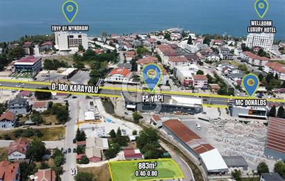 BAŞİSKELE KÖRFEZ MAHALLESİ'NDE 883 m² SATILIK KONUT ARSASI