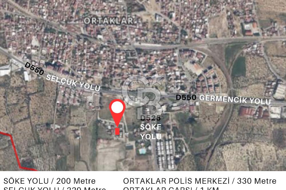 Fırsat Aydın Germencik Ortaklar Mahallesinde Satılık İmarlı Arsa