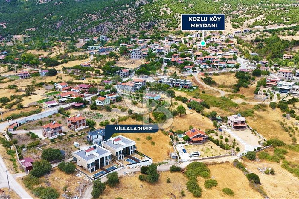 Ayvacık Kozluda Satılık Ful Boğaz Manzaralı 3+1 Satılık Villa !