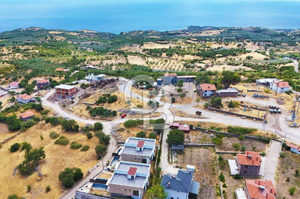 Ayvacık Kozluda Satılık Ful Boğaz Manzaralı 3+1 Satılık Villa !