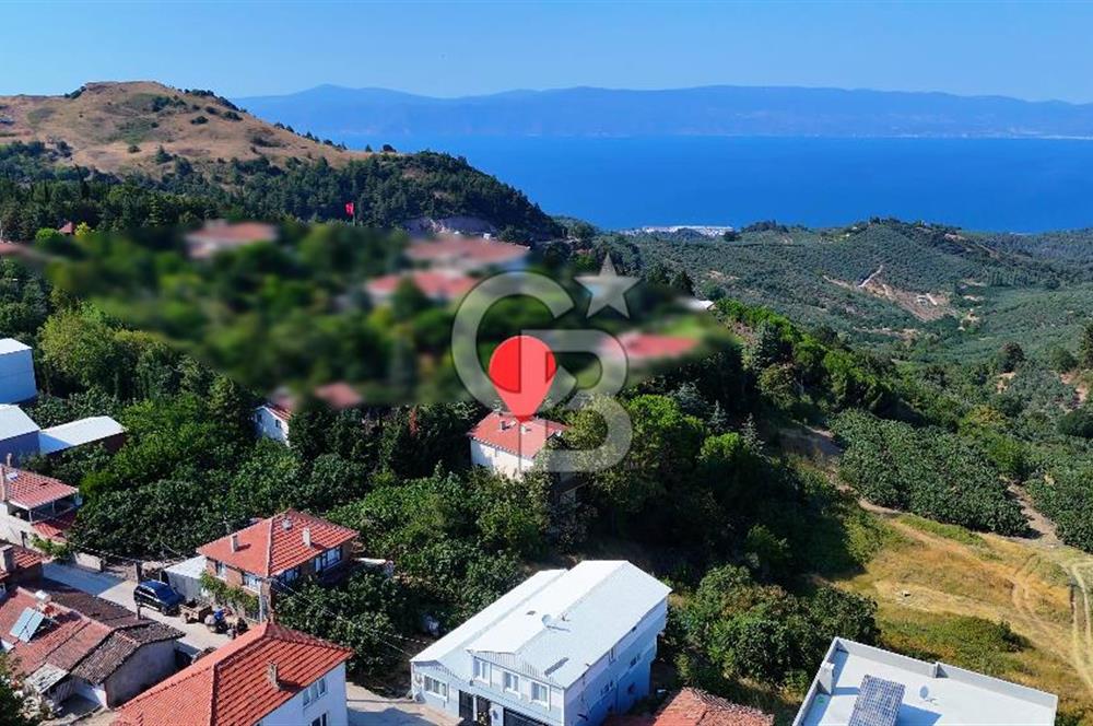 GÜNDOĞDU KÖYÜ DENİZ MANZARALI VİLLA İMARLI 2168 m2ARSA