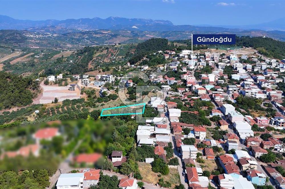GÜNDOĞDU KÖYÜ DENİZ MANZARALI VİLLA İMARLI 2168 m2ARSA