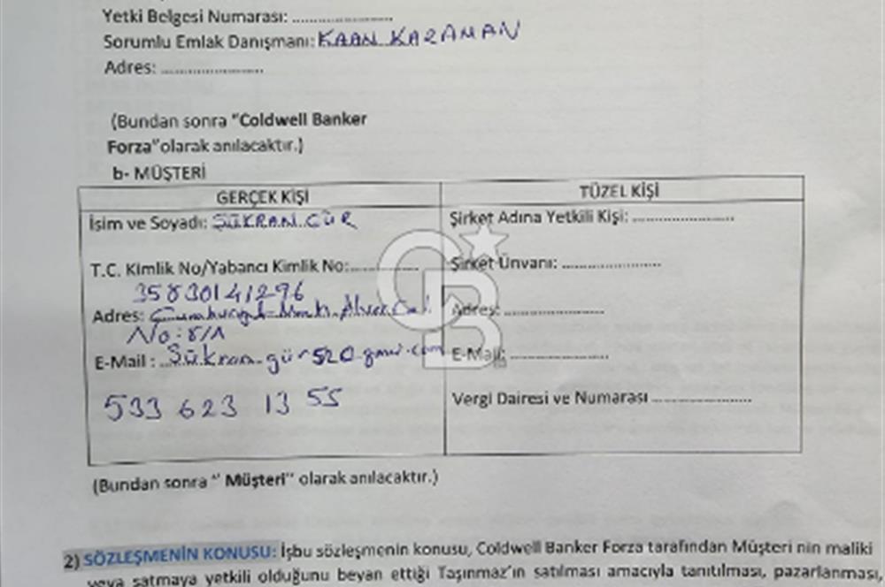 ÇANAKKALE / LAPSEKİ/ MERKEZ KİRLIK İŞYERİ