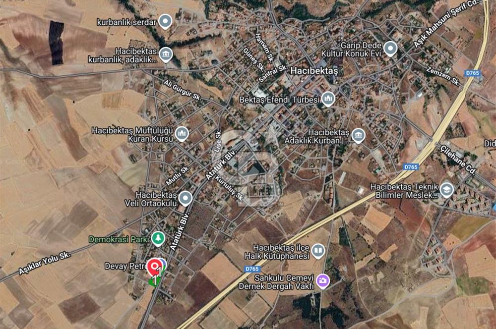 Nevşehir Hacıbektaş'ta Satılık Ruhsatlı Akaryakıt İstasyonu