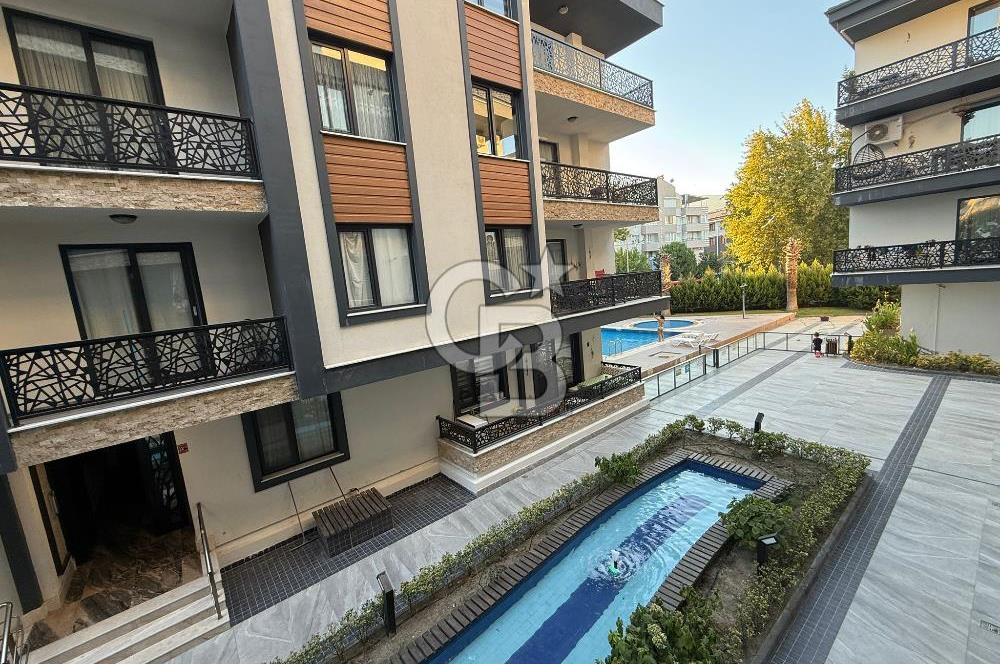  Akçay İkizçay Elit 10 Sitesinde Havuz Cepheli Satılık Lüks 1+1 Daire