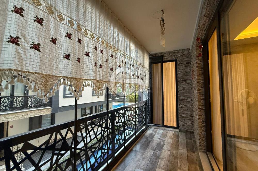  Akçay İkizçay Elit 10 Sitesinde Havuz Cepheli Satılık Lüks 1+1 Daire