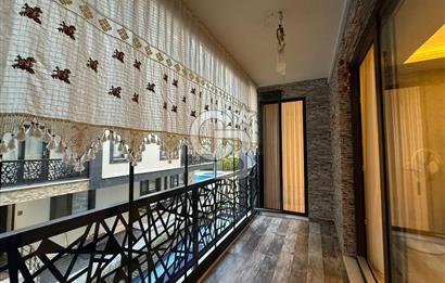  Akçay İkizçay Elit 10 Sitesinde Havuz Cepheli Satılık Lüks 1+1 Daire