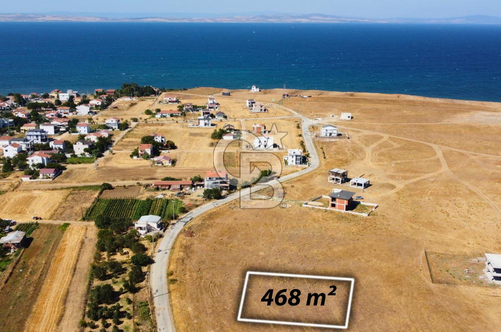 Çanakkale Lapseki'de Deniz Manzaralı 468m² İmarlı Fırsat Arsa