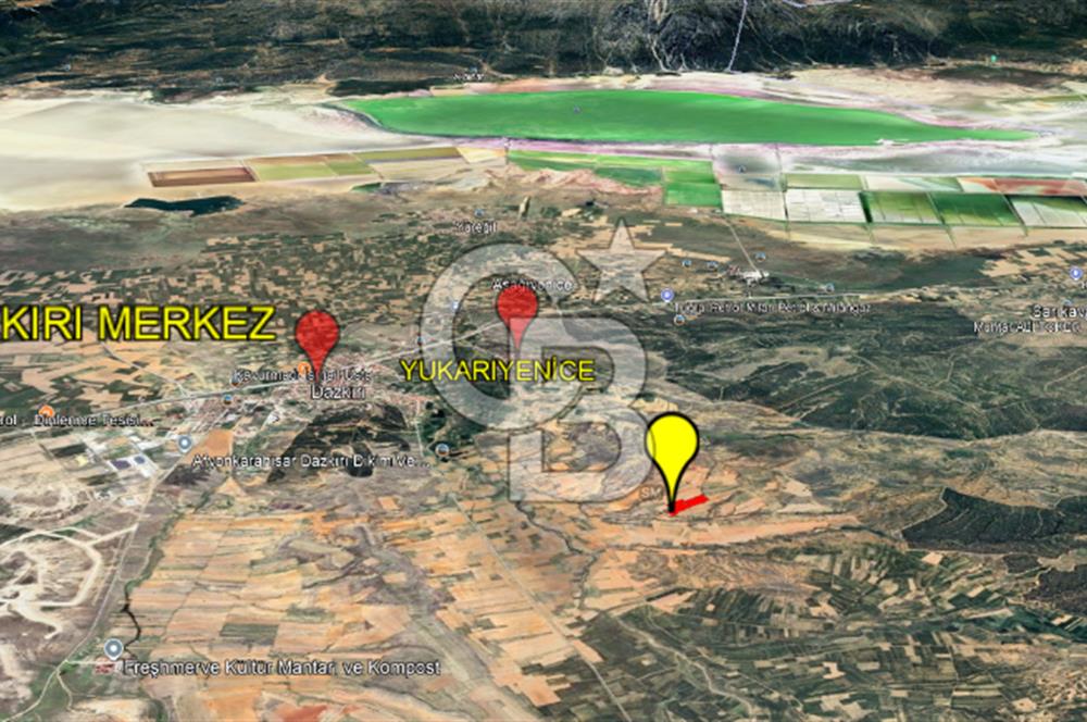 AFYON DAZKIRI YUKARIYENİCE YATIRIMLIK KAZANÇLI TARLA
