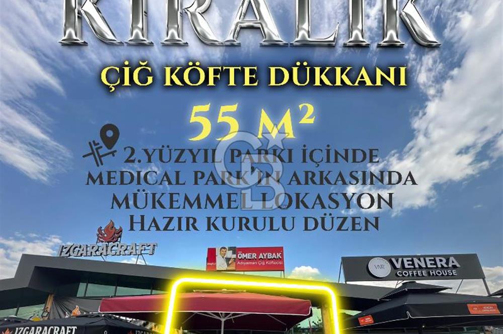 2. Yüzyıl Parkı’nda Devren Çiğ Köfte Dükkanı – Tüm Malzemelerle