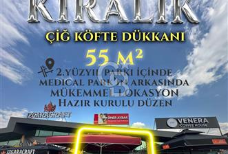 2. Yüzyıl Parkı’nda Devren Çiğ Köfte Dükkanı – Tüm Malzemelerle