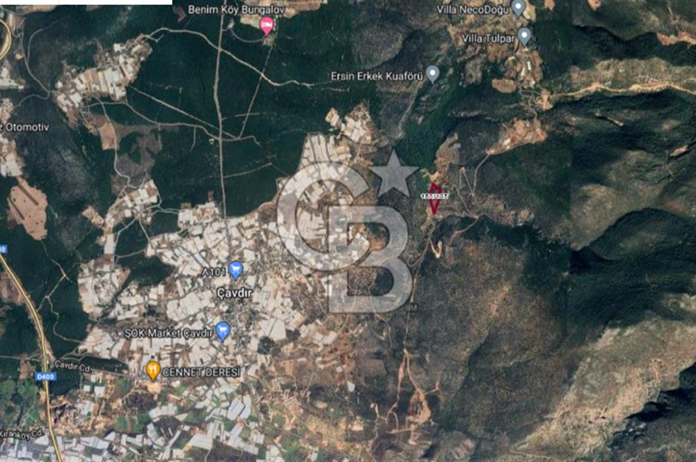 FIRSAT? KAŞ ÇAVDIR'DA DENİZ VE DOĞA MANZARALI TEK TAPU ARSA