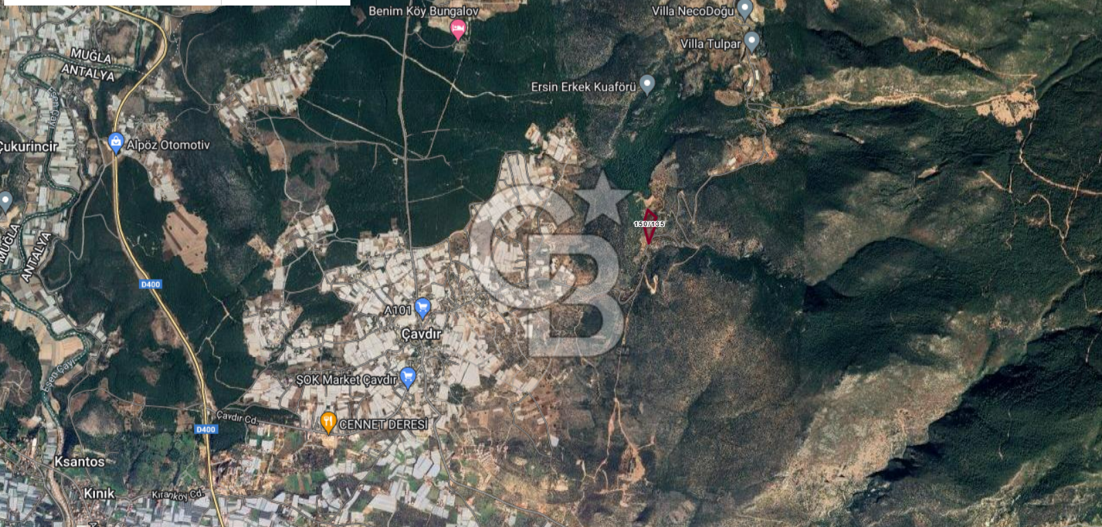 FIRSAT? KAŞ ÇAVDIR'DA DENİZ VE DOĞA MANZARALI TEK TAPU ARSA