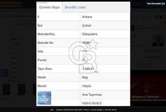 ÇUBUK GÖKÇEDERE MÜSTAKİL TAPULU 1/5000 İÇİNDE 1.345 MT ARAZİ
