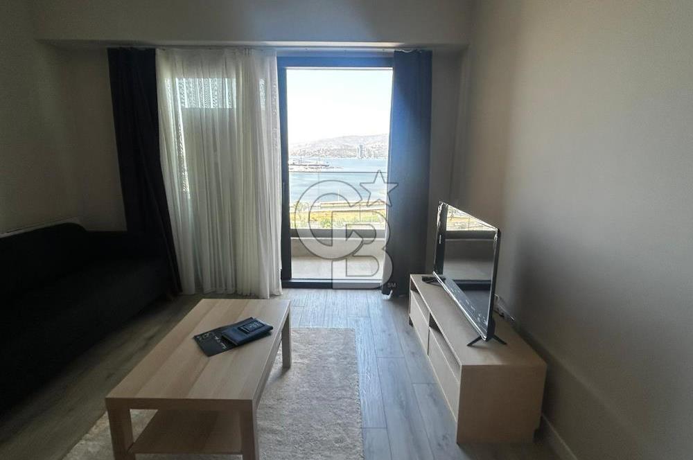 İNCİ PREMİUM'DA DENİZ MANZARALI FULL EŞYALI 1+1 SATILIK DAİRE